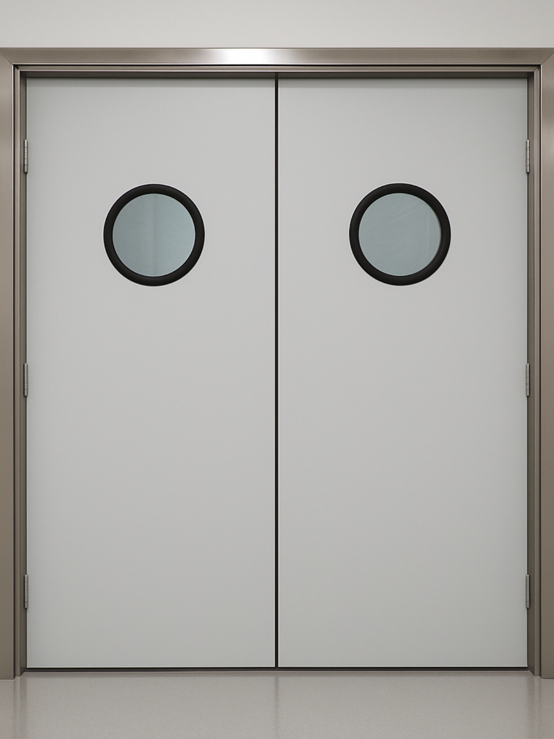 Puerta flexible batiente automatica - Elevan