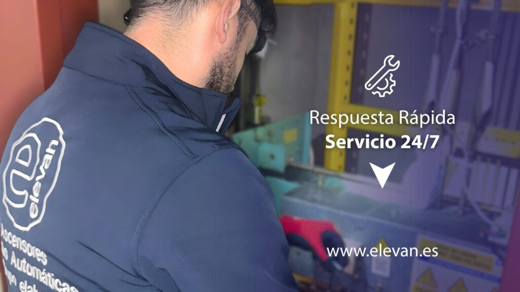 reparación de ascensores, servicio inmediato elevan